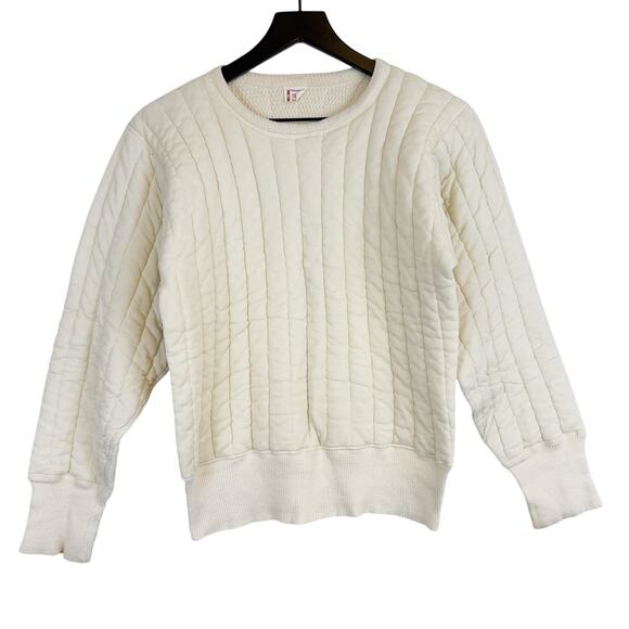 Towncraft Other - Vintage 70s Towncraft Quilted Thermal Pullover Sweater Cream Mens - M 40-42